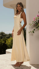 Eva Maxi Dress - Yellow