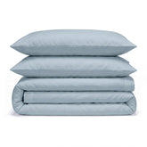 100% Organic Cotton Percale Duvet Cover Set - Delara