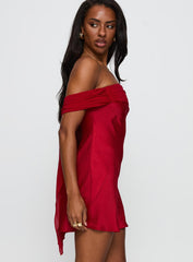 Adoration Mini Dress Red
