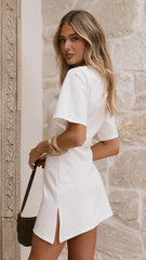 Skylah Mini Dress - White
