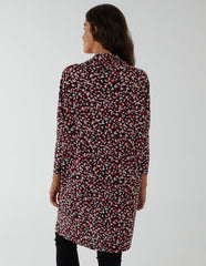 Draped Dip Hem Long Top
