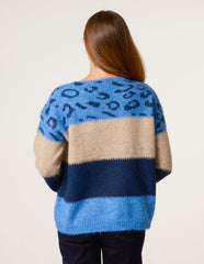 Animal Colour Block Jumper