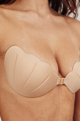 Miracle Scalloped Backless Adhesive Bra Nude