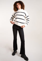 Abstract Stripe Jumper
