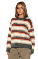 Sicily Multi Stripe Oversized Sweater