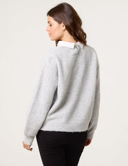 Peter Pan Embellished Jumper