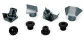 Absolute Black Crank Bolt Cover Set