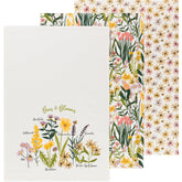 Bees & Blooms Baker's Floursack Dishtowels Set of 3