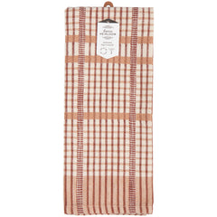 Bisque Finley Check Dishtowels Set of 2