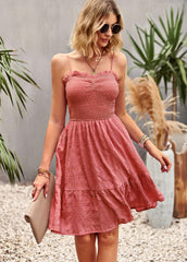 CATRINE SINGLET MINI DRESS - BLUSH