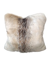 Brown Faux Fur Pillow 24x24