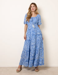 Ladder Trim Detailing Bardot Dress
