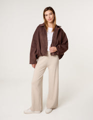 Knitted Wide Leg Trousers