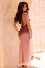 Coffee Date Maxi Dress - Brown