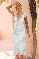 Dazzling Dreams Midi Dress - Mint