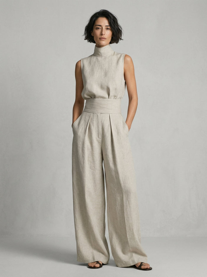 ESSENTIAL - Minimalist Sleeveless Top Set