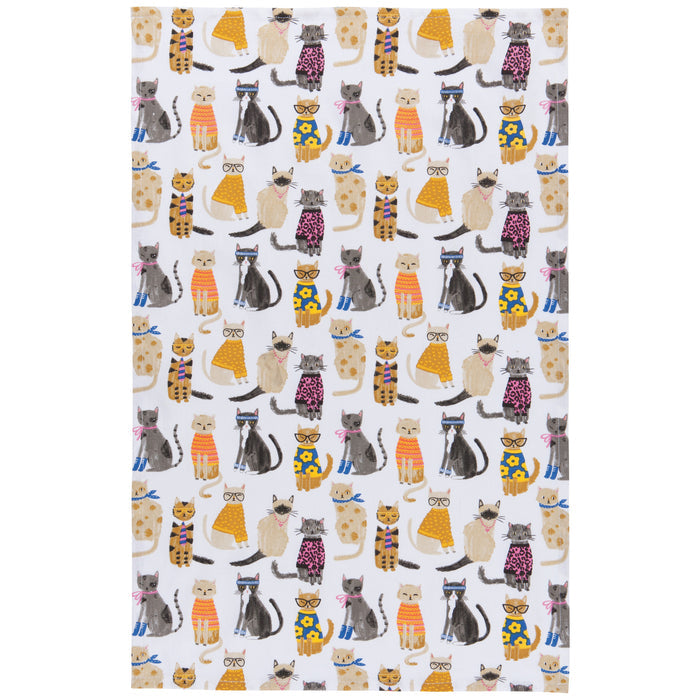 Feline Fine Dishtowel