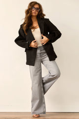 Investment Piece Coat Blazer - Black
