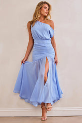 Love Gianni Chiffon Maxi Dress - Blue