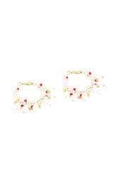 Metal Beaded Earrings