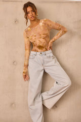 Monroe Vintage Denim Jeans - Light Blue