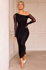 One More Serve Maxi Dress - Black