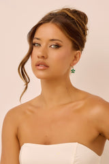 Painted Promises Earrings - Green