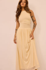 Painters Garden Maxi Dress - Ivory