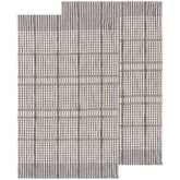 Pewter Finley Check Dishtowels Set of 2