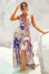 Real World Maxi Dress - Purple Multi