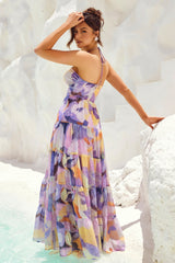 Real World Maxi Dress - Purple Multi