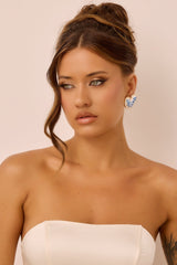 Serenade Heart Earrings - China Blue