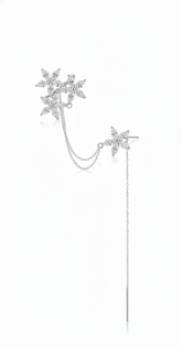 Serene Flora Ear Cuff - Pair