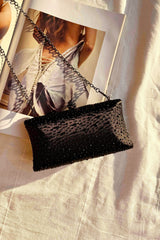 Slay the Night Clutch Bag - Black