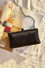 Slay the Night Clutch Bag - Black