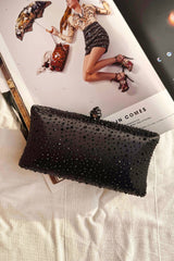 Slay the Night Clutch Bag - Black