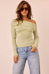 Soft Touch Knit Top - Sage