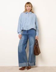 Relaxed Button-Up Shirt