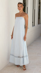 Sandra Maxi Dress - Sky Blue