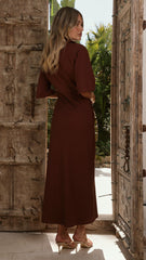 Sydney Maxi Dress - Chocolate
