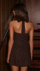 Tarlie Mini Dress - Chocolate