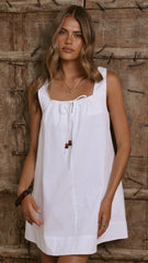 Kaia Mini Dress - White