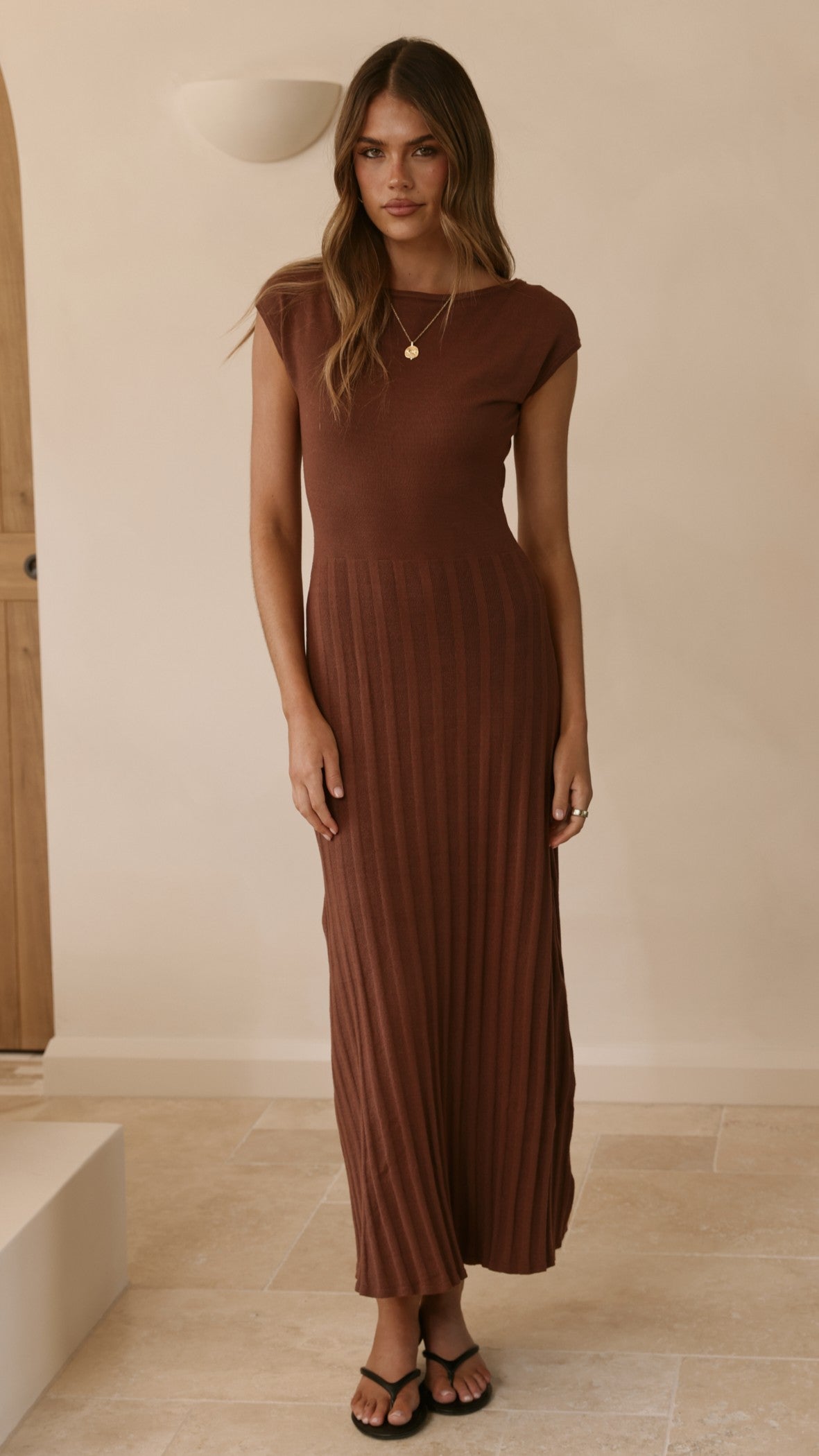 Marni Maxi Dress - Chocolate