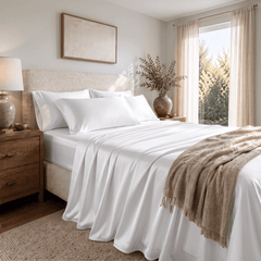 100% Bamboo Viscose Flat Sheet - Delara