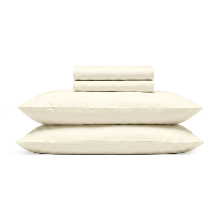 100% Organic Cotton Percale Sheet Set - Delara