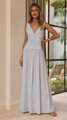 Sanya Maxi Dress - Blue