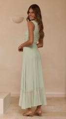 Sareiah Maxi Dress - Sage
