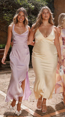 Ziah Maxi Dress - Lemon