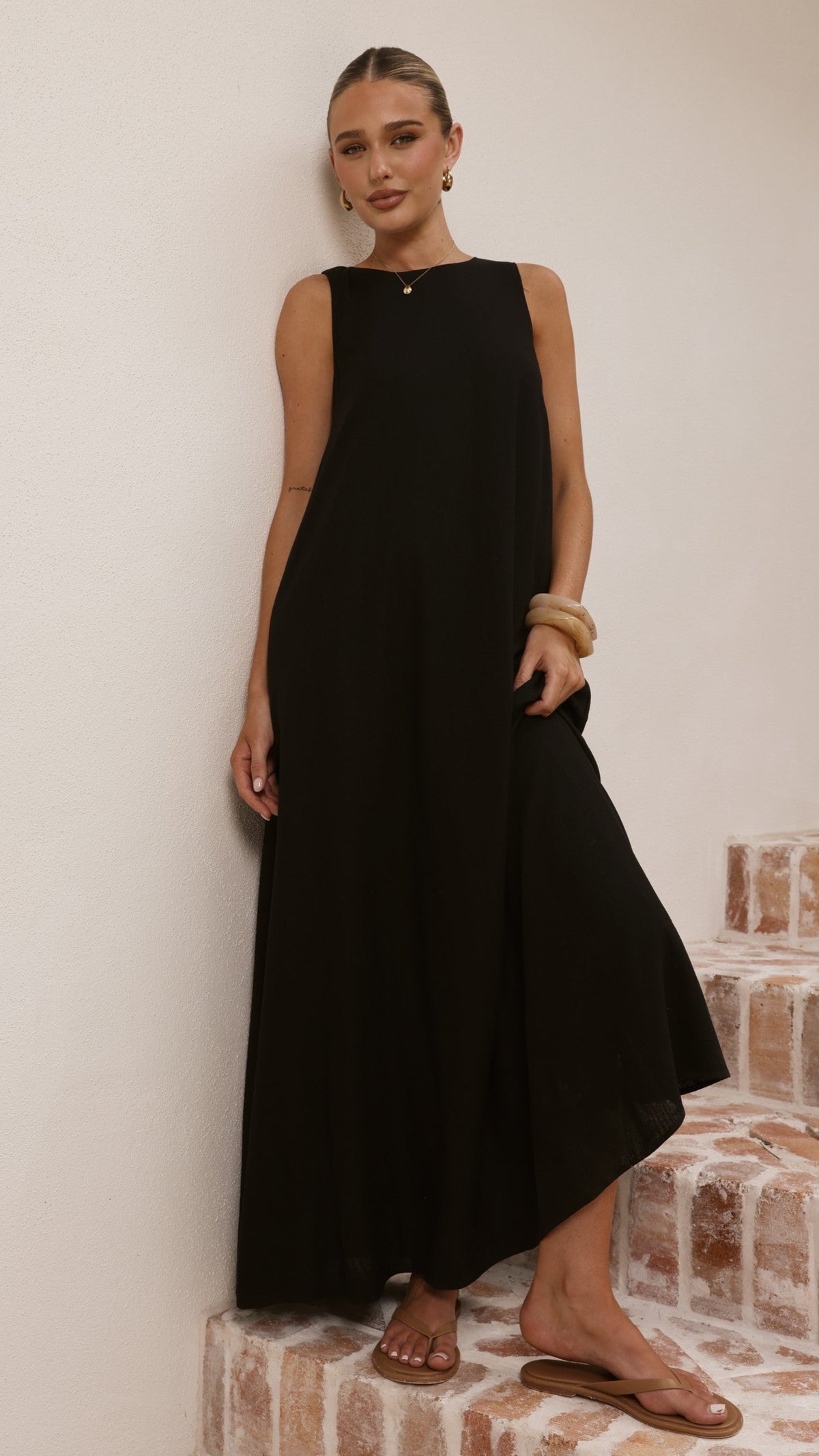 Mylah Maxi Dress - Black