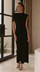 Delilah Maxi Dress - Black